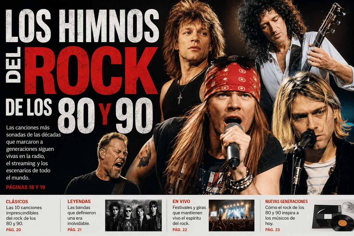 Los himnos del rock de los 80 y 90 siguen conquistando generaciones