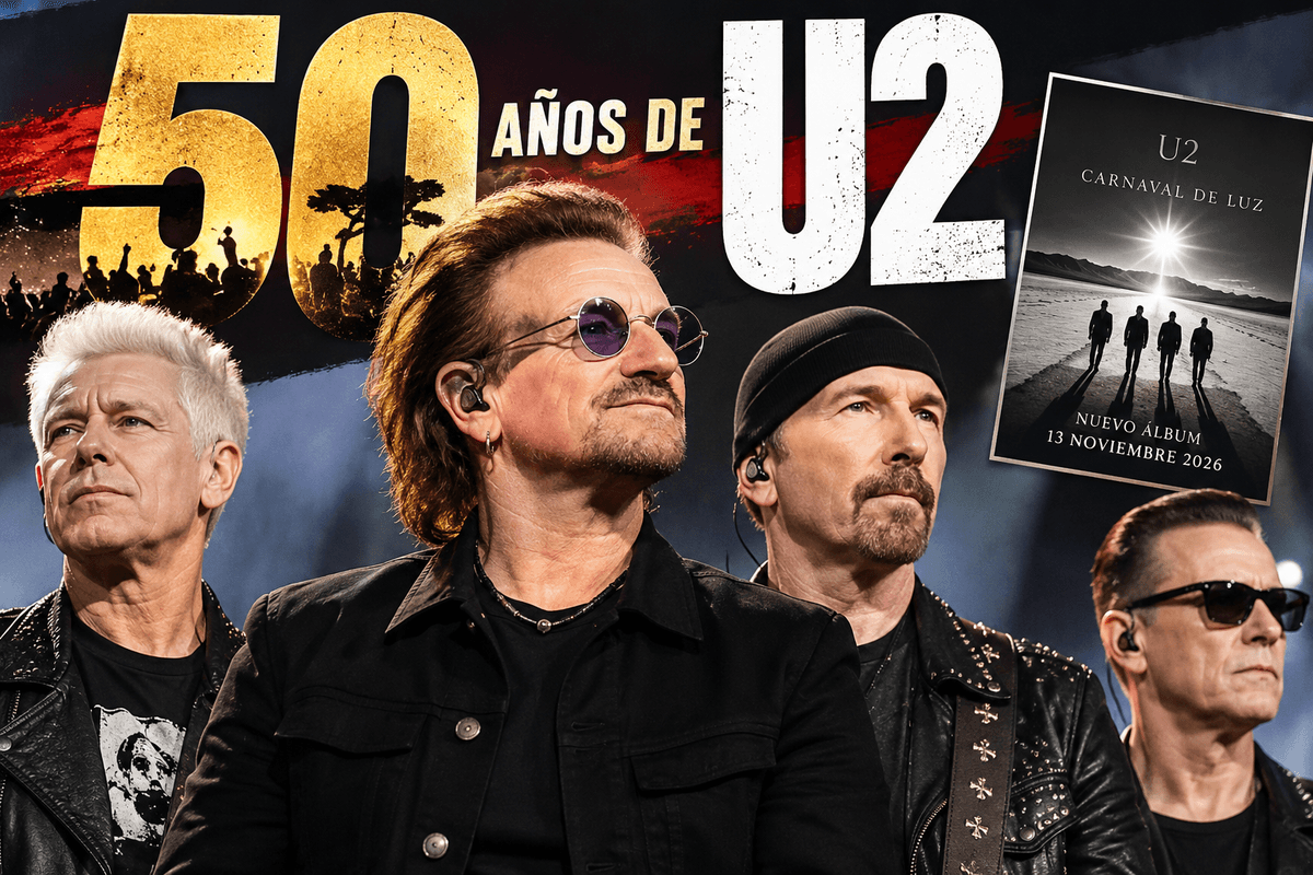 U2 celebra 50 años de historia con nuevo disco y el estreno de ‘Silencio’