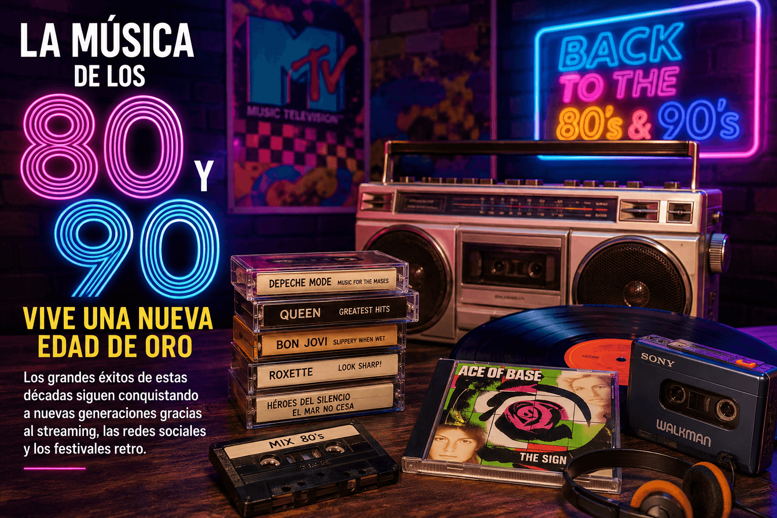 La música de los años 80 y 90 vive una nueva edad de oro