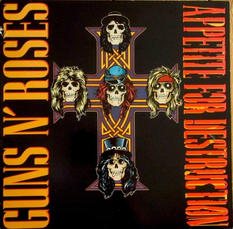 Tal día como hoy: 27 de julio de 1987 – Guns N' Roses revolucionó el rock con Appetite for Destruction